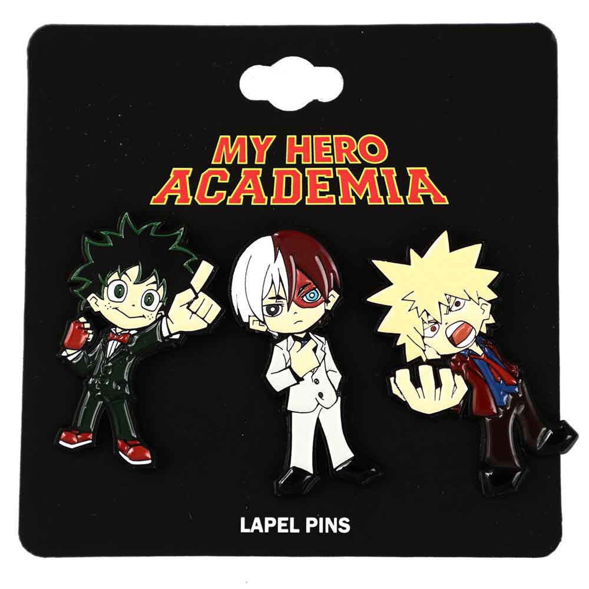 My Hero Academia 3 Piece Collectible Pins