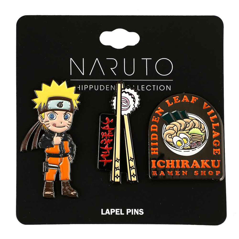 Naruto Ichiraku 3 Piece Collectible Pins