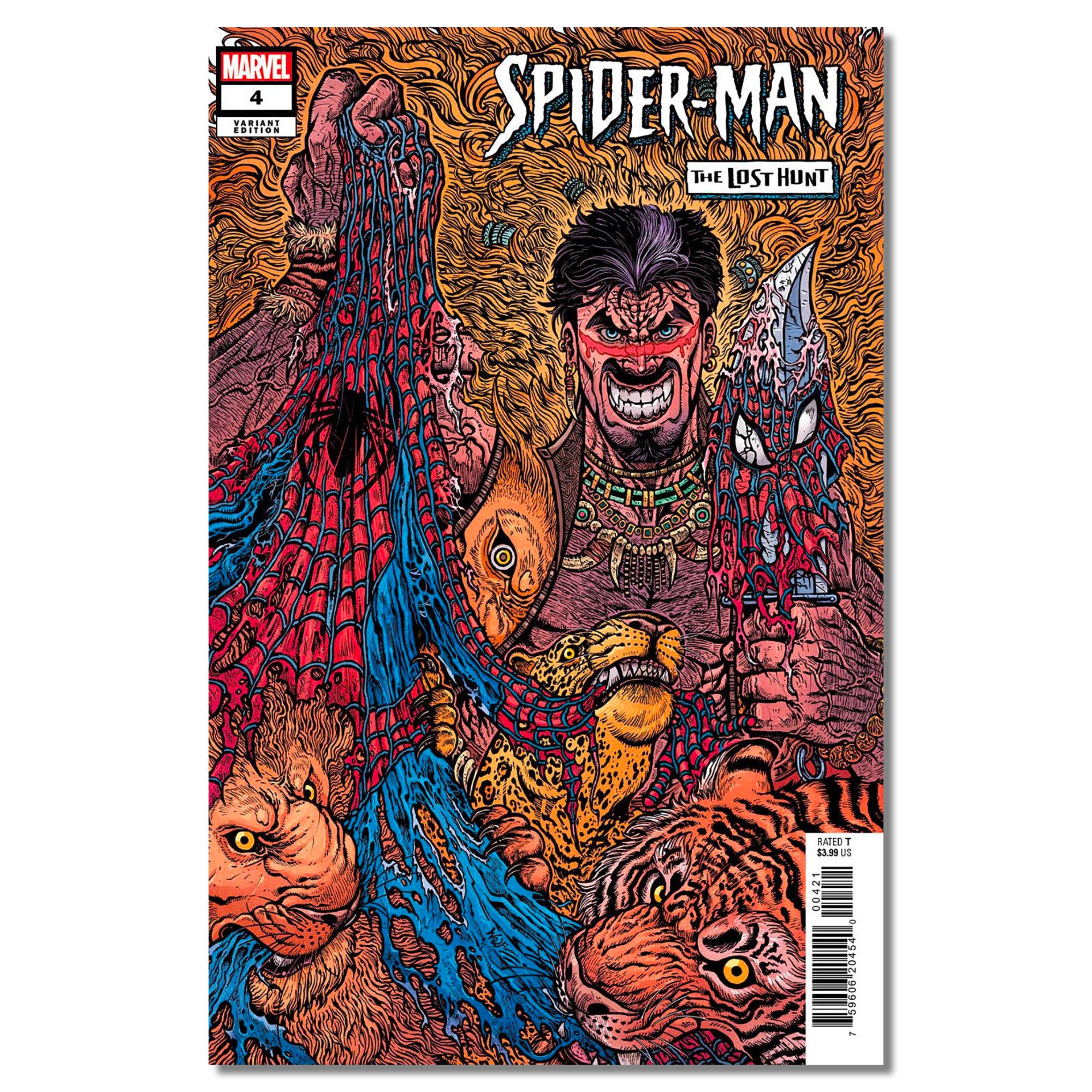 Spider-Man Lost Hunt #4 (of 5) Wolf Variant FINALSALE