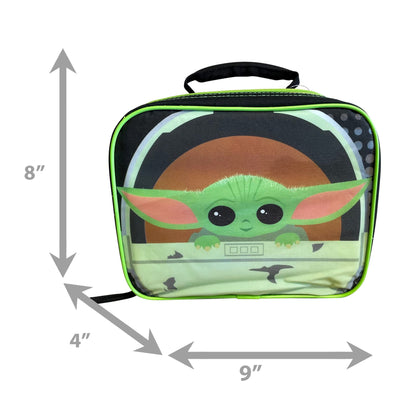 Star Wars The Mandalorian Baby Yoda Insulated Lunch Tote