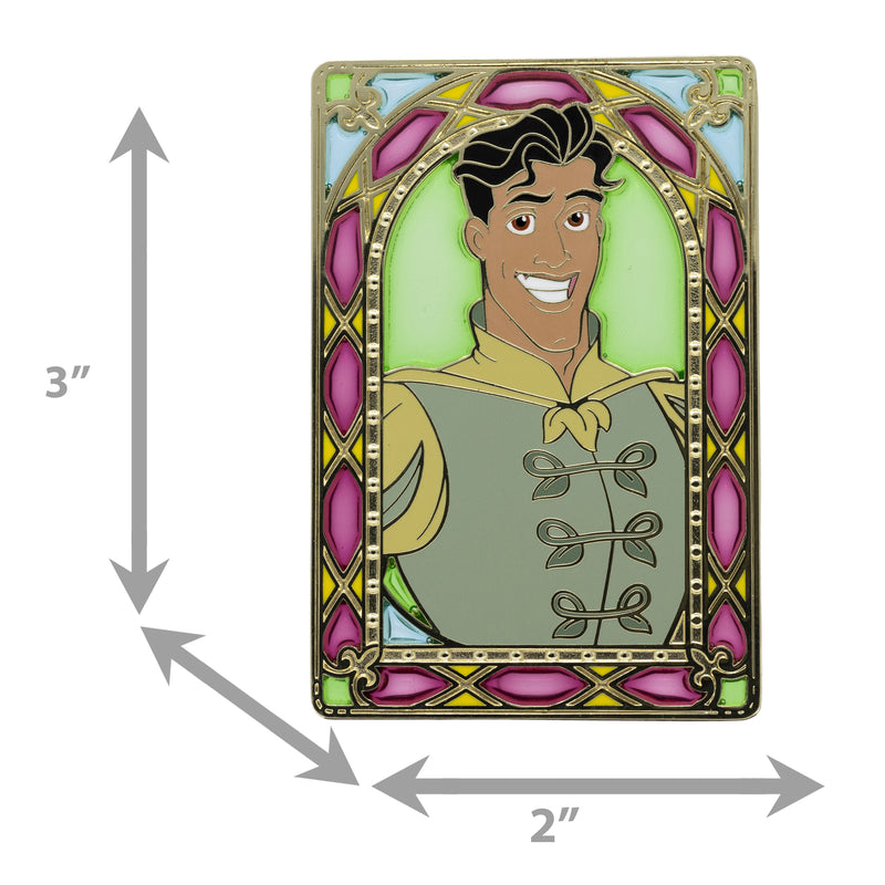 Disney Prince Stained Glass Series Prince Naveen 3" Collectible Pin Limited Edition 300