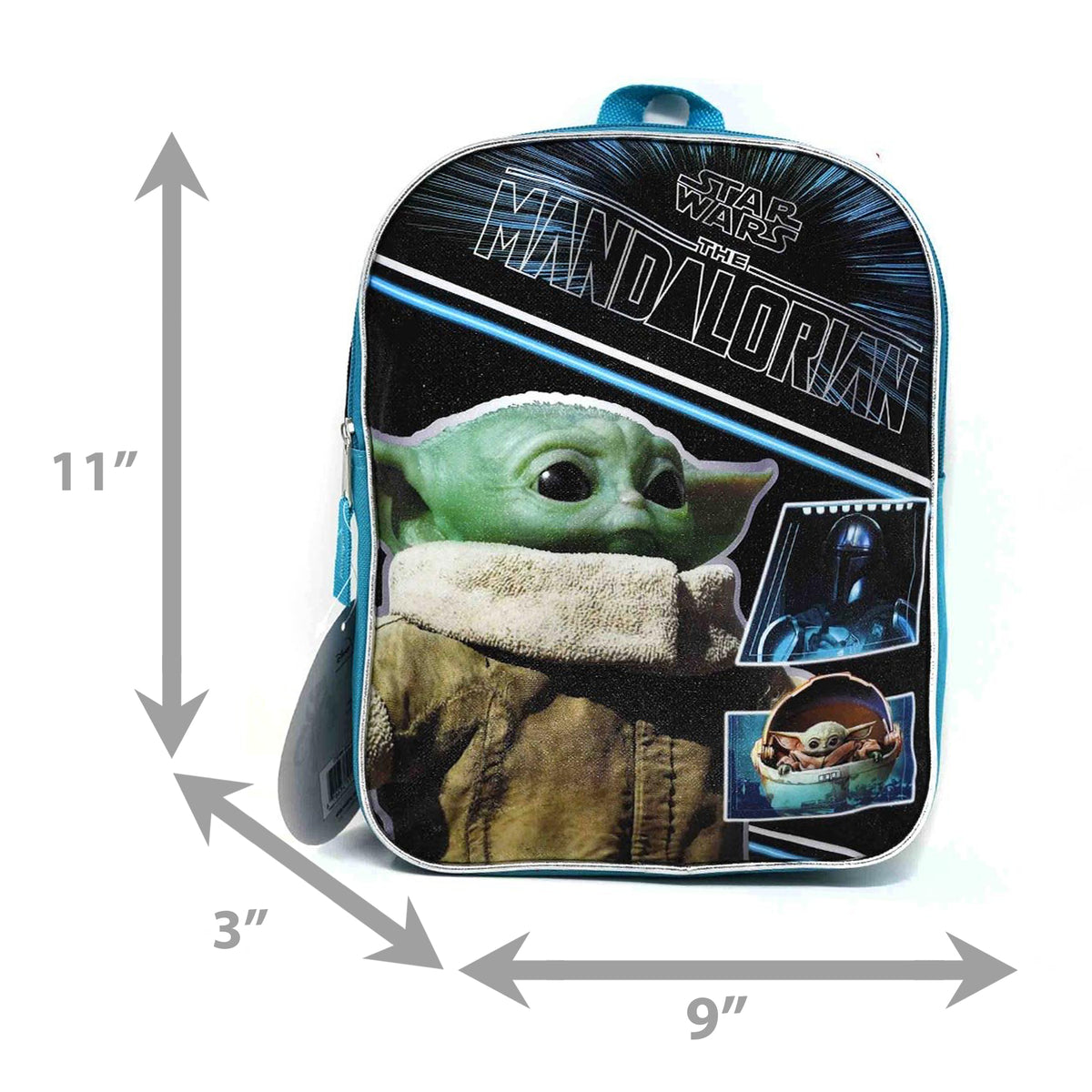 Star Wars The Mandalorian Baby Yoda Toddler/Child 11&quot; Nylon Backpack - FINAL SALE