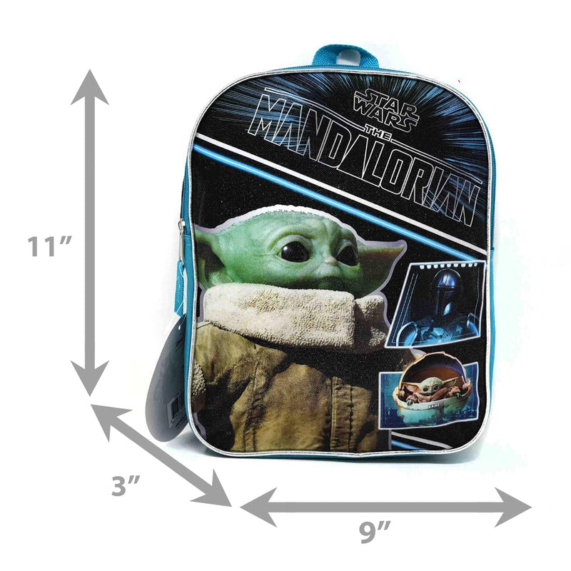 Star Wars The Mandalorian Baby Yoda Toddler/Child 11" Nylon Backpack