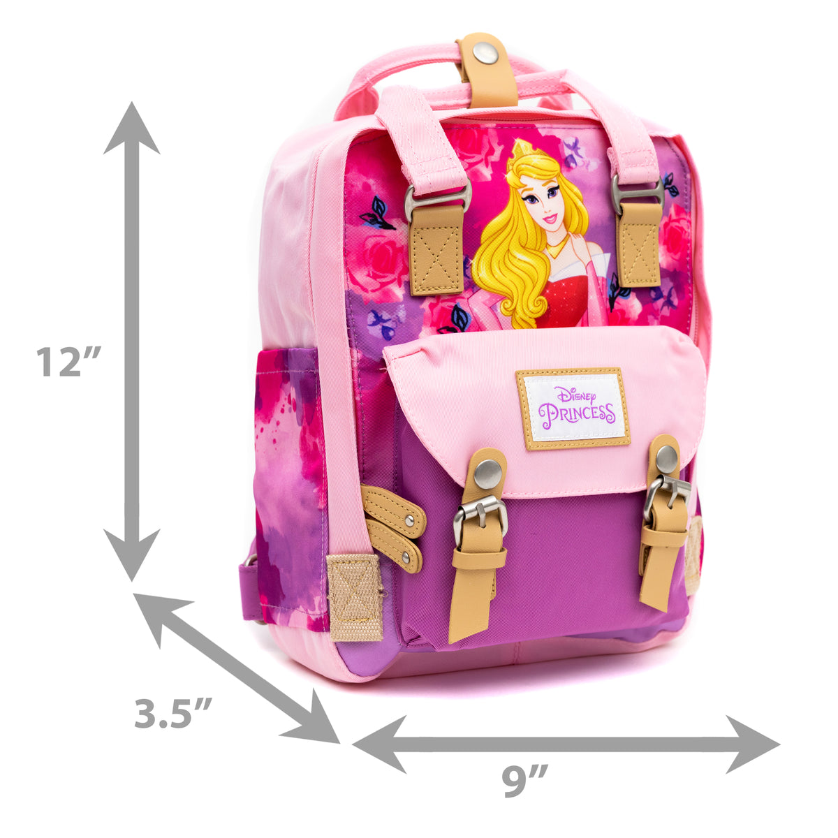 Disney Princess Sleeping Beauty Aurora Twill Multi-Compartment Mini Backpack