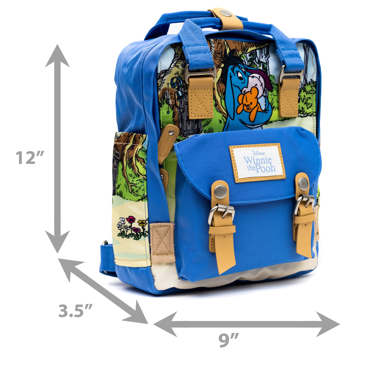 Disney Winnie the Pooh Eeyore Twill Multi-Compartment Mini Backpack