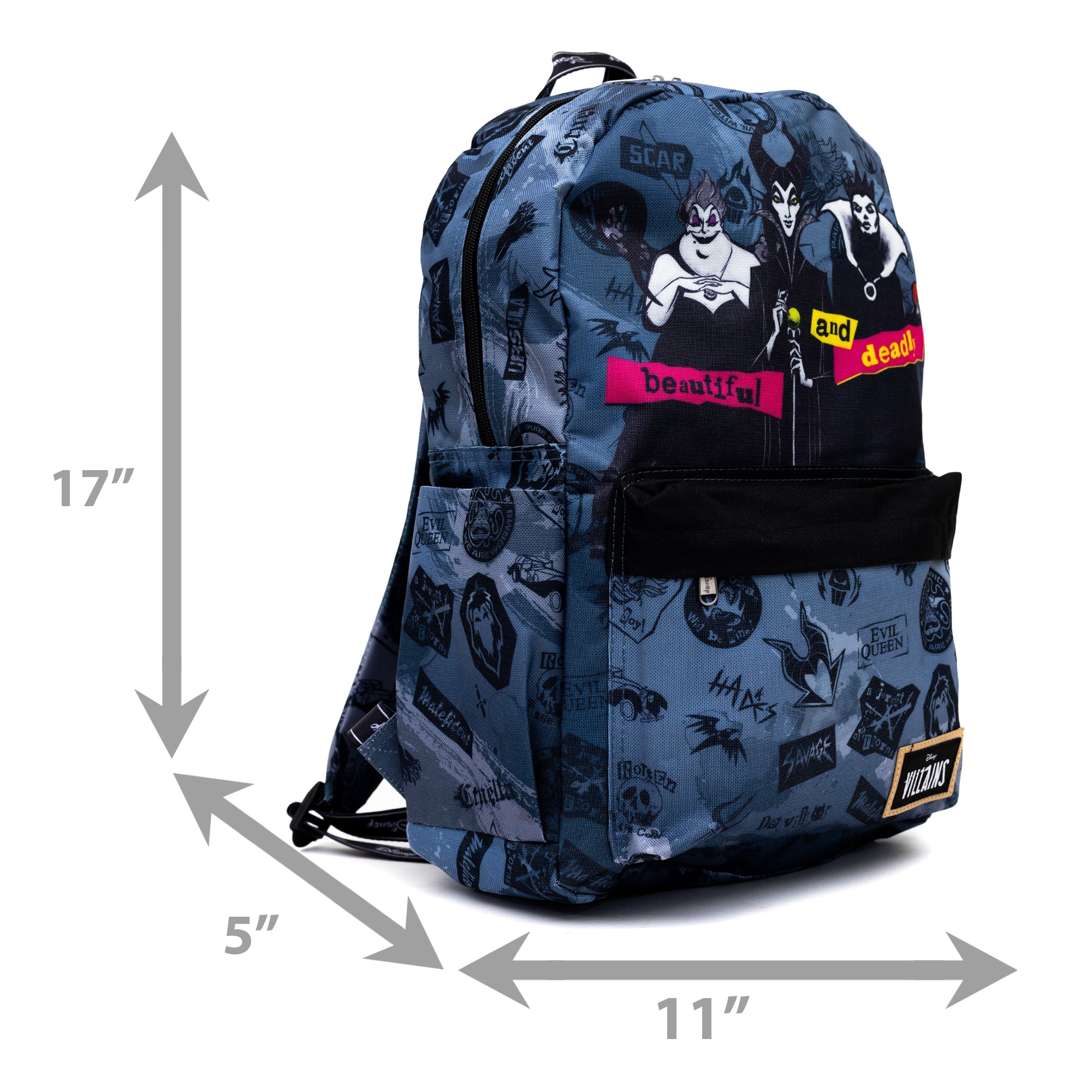 WondaPOP - Disney Villains 17" Full Size Nylon Backpack