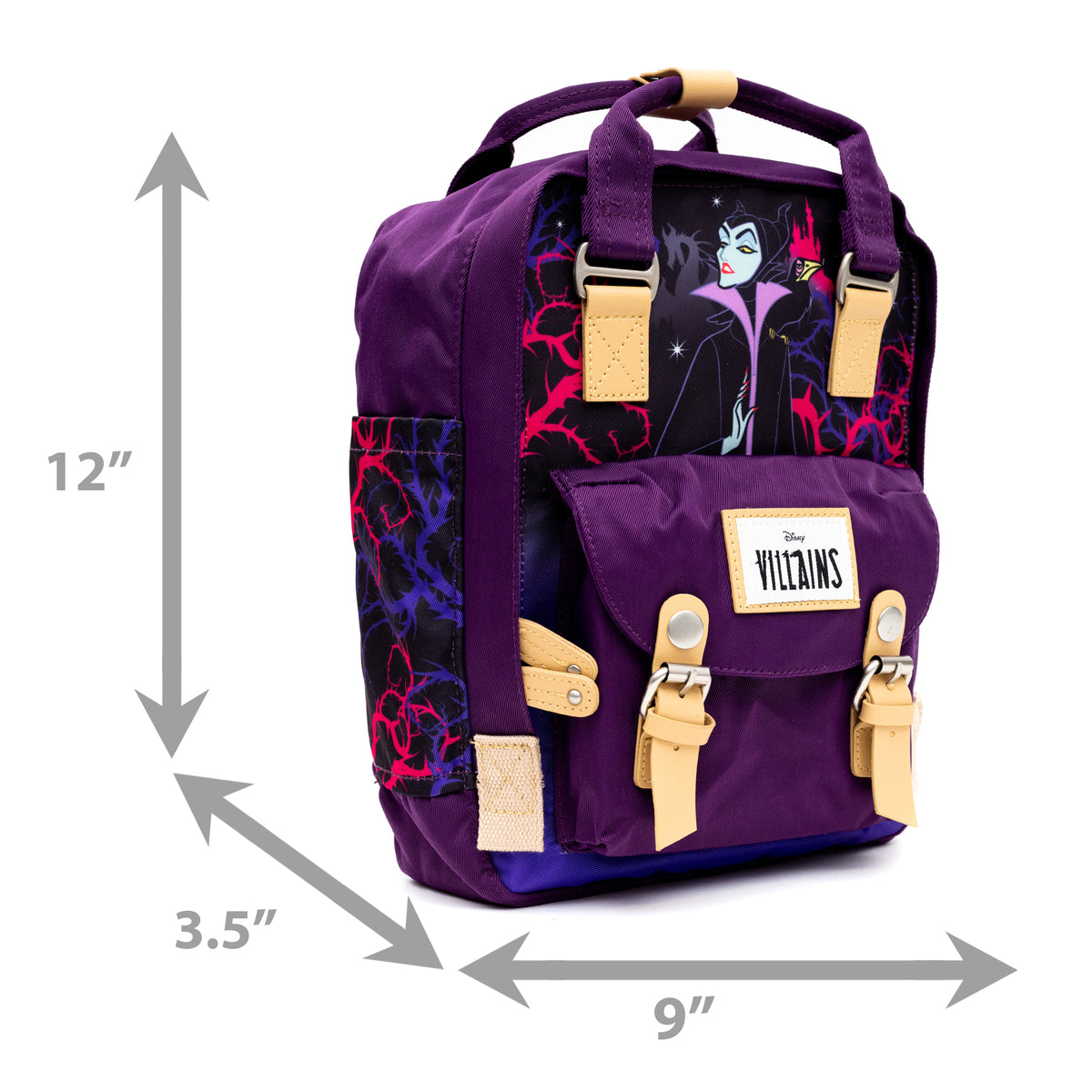 Twill Multi-Compartment Mini Backpack
