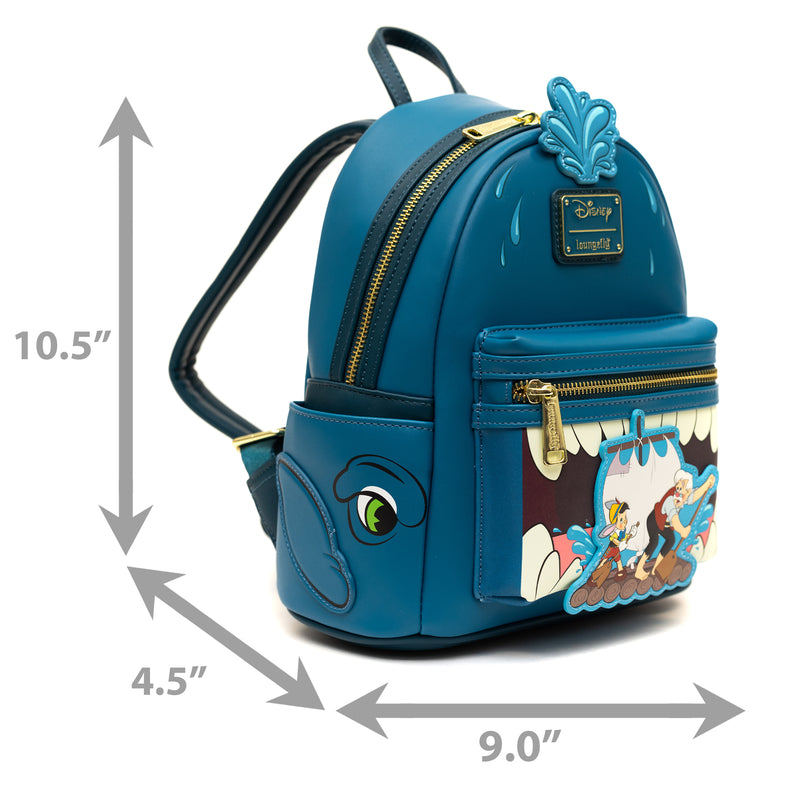 Loungefly - Disney Pinocchio Monstro Mini Backpack -