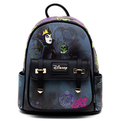 Loungefly - Disney Villain's Flame Mini Backpack - Pink a la Mode