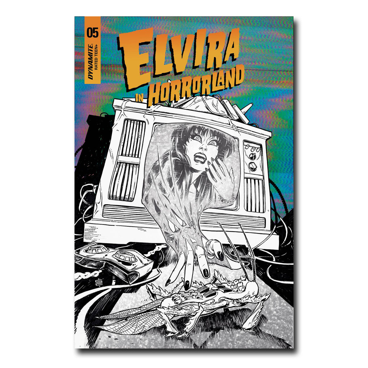 Elvira in Horrorland #5 1:20 Cover G CALIFANO B&amp;W FINALSALE