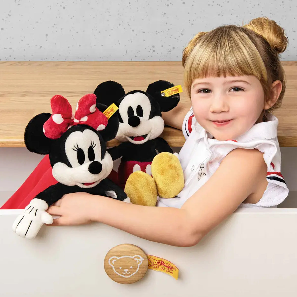 Disney Mickey Mouse 12&quot; Steiff Plush Teddy Bear