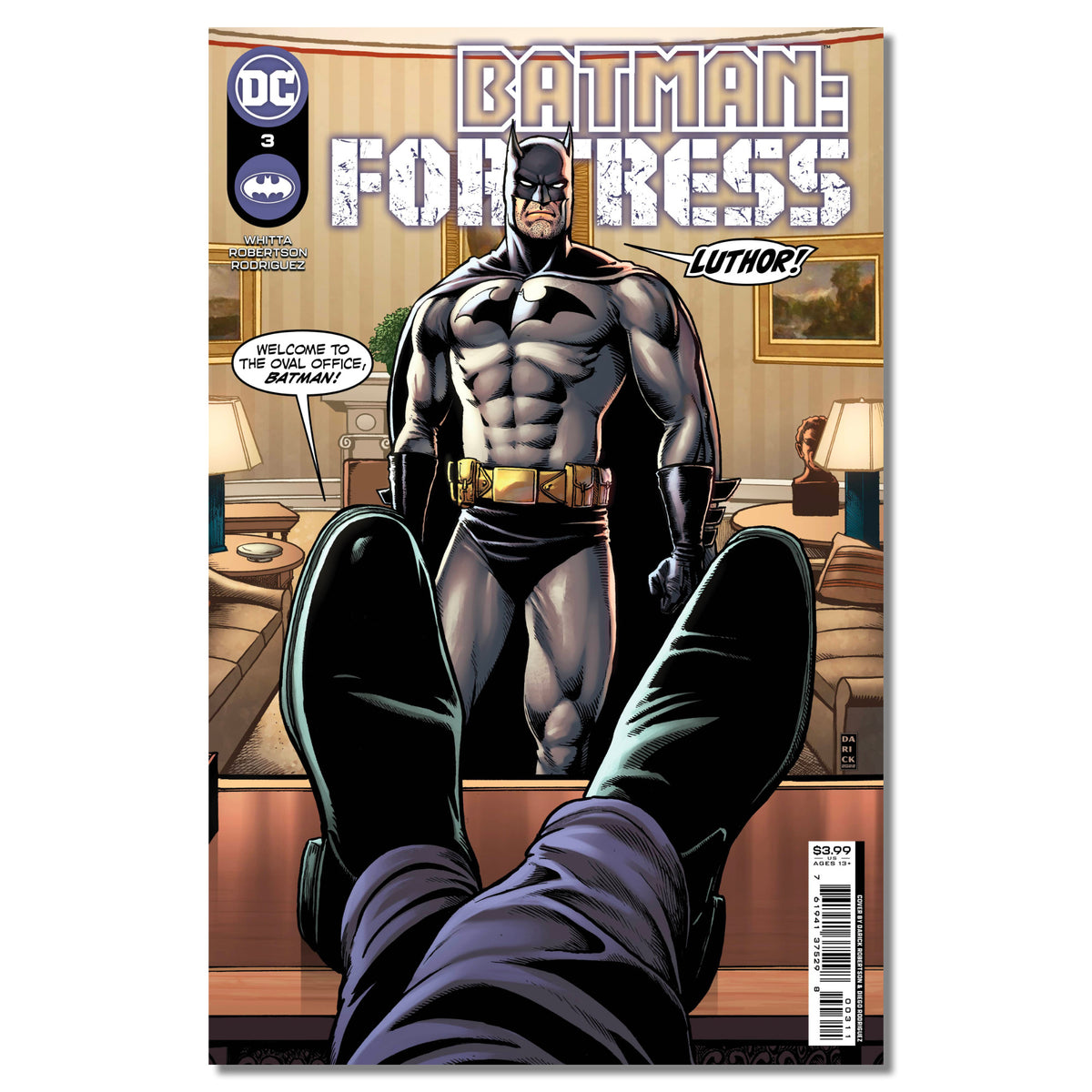 Batman: Fortress #3 (of 8) Cover A Robertson FINALSALE