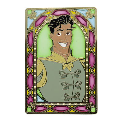 Disney Prince Stained Glass Series Prince Naveen 3" Collectible Pin Limited Edition 300