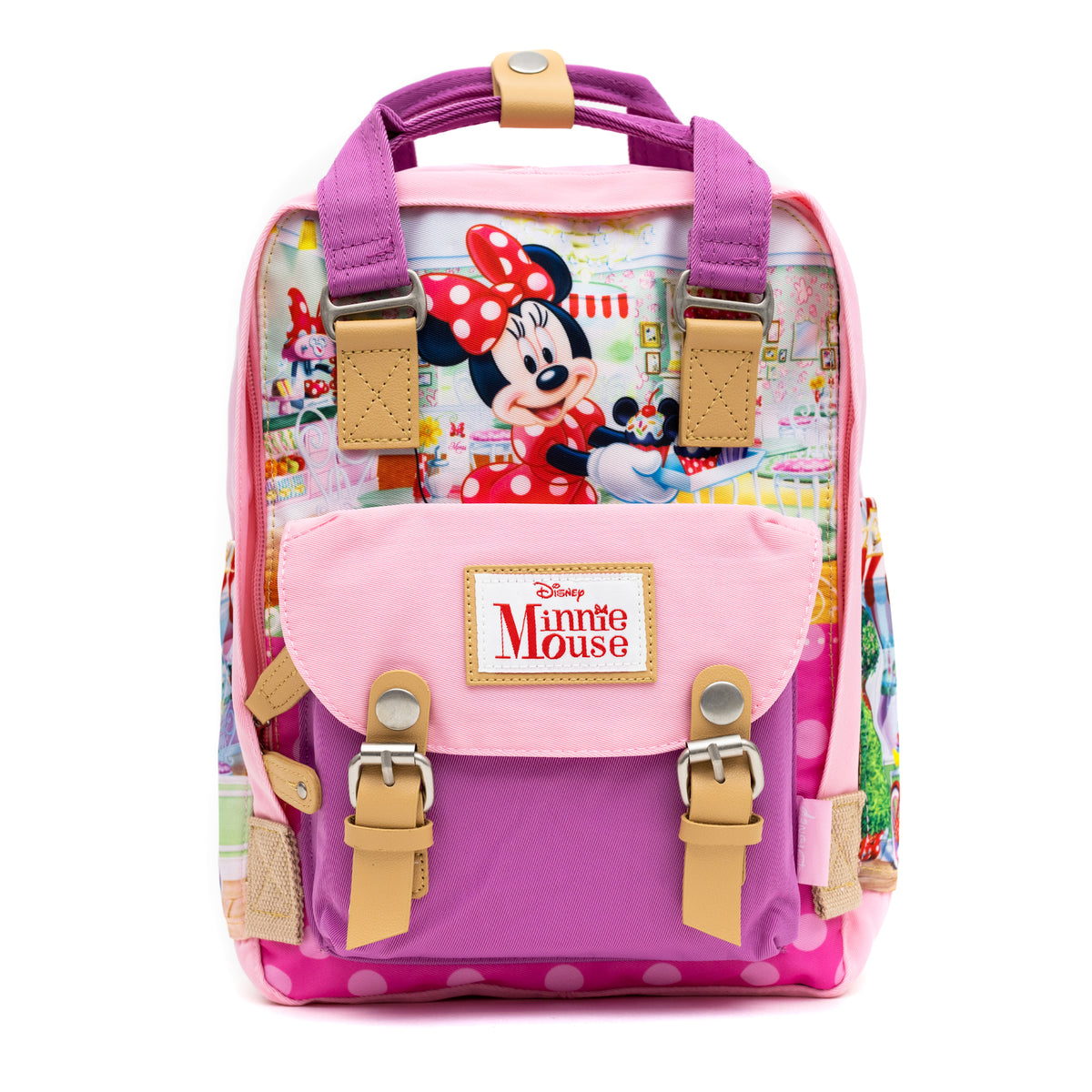 Disney Minnie Mouse Twill Multi-Compartment Mini Backpack