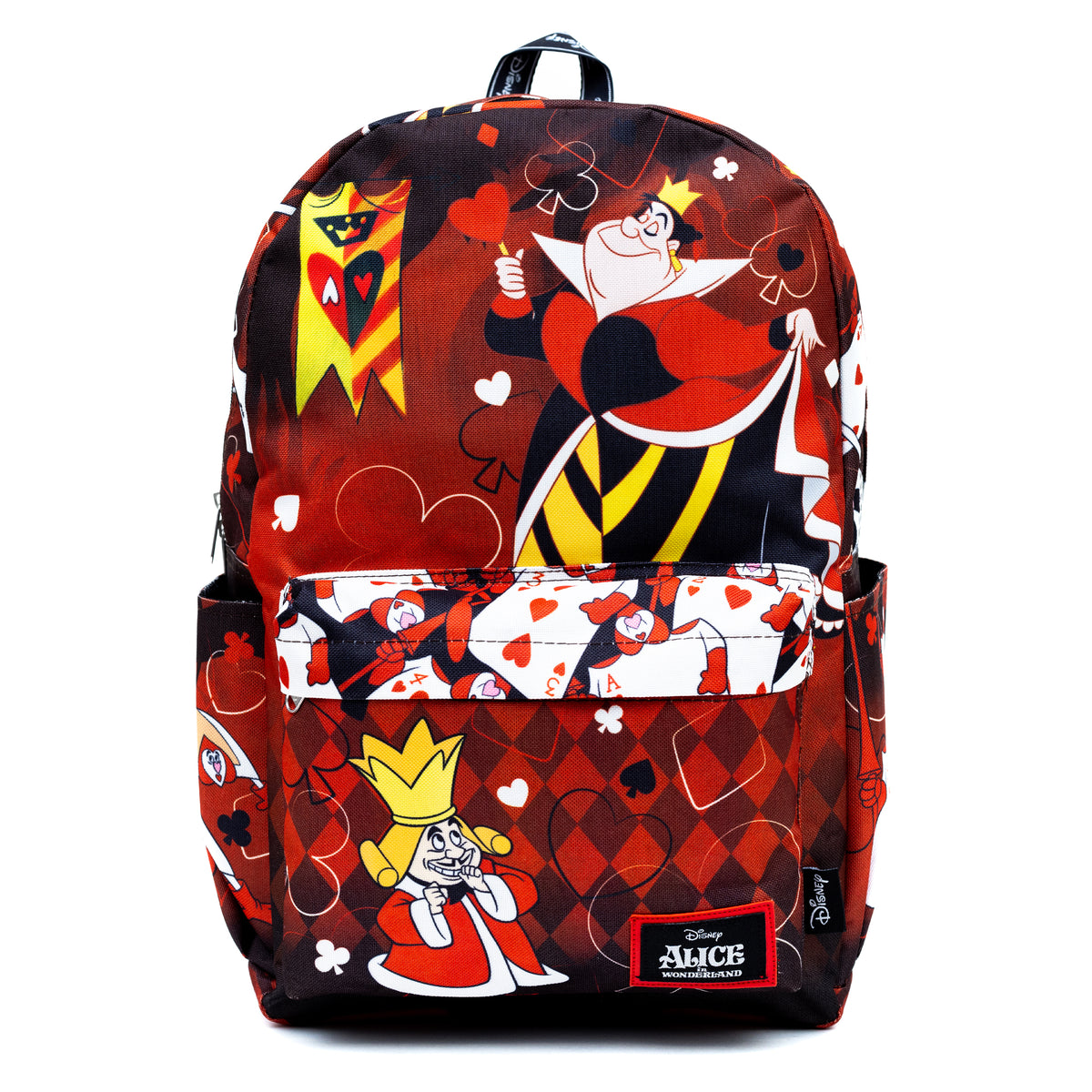 Alice in Wonderland Queen of Hearts 17&quot; Full Size Nylon Backpack