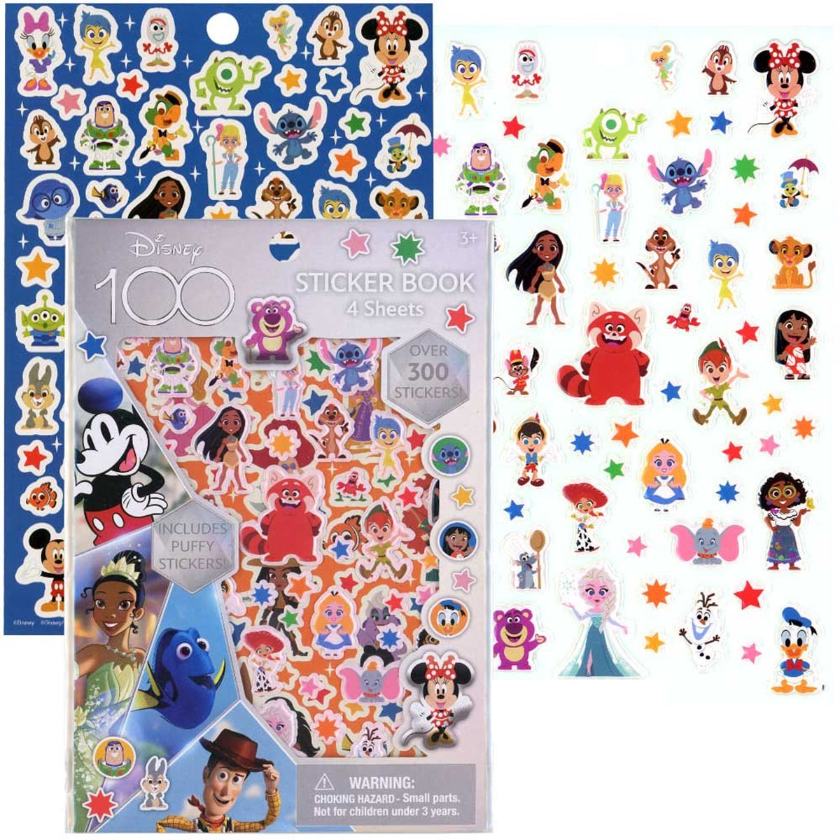 Disney 100 Sticker Sheet - 300+ Stickers