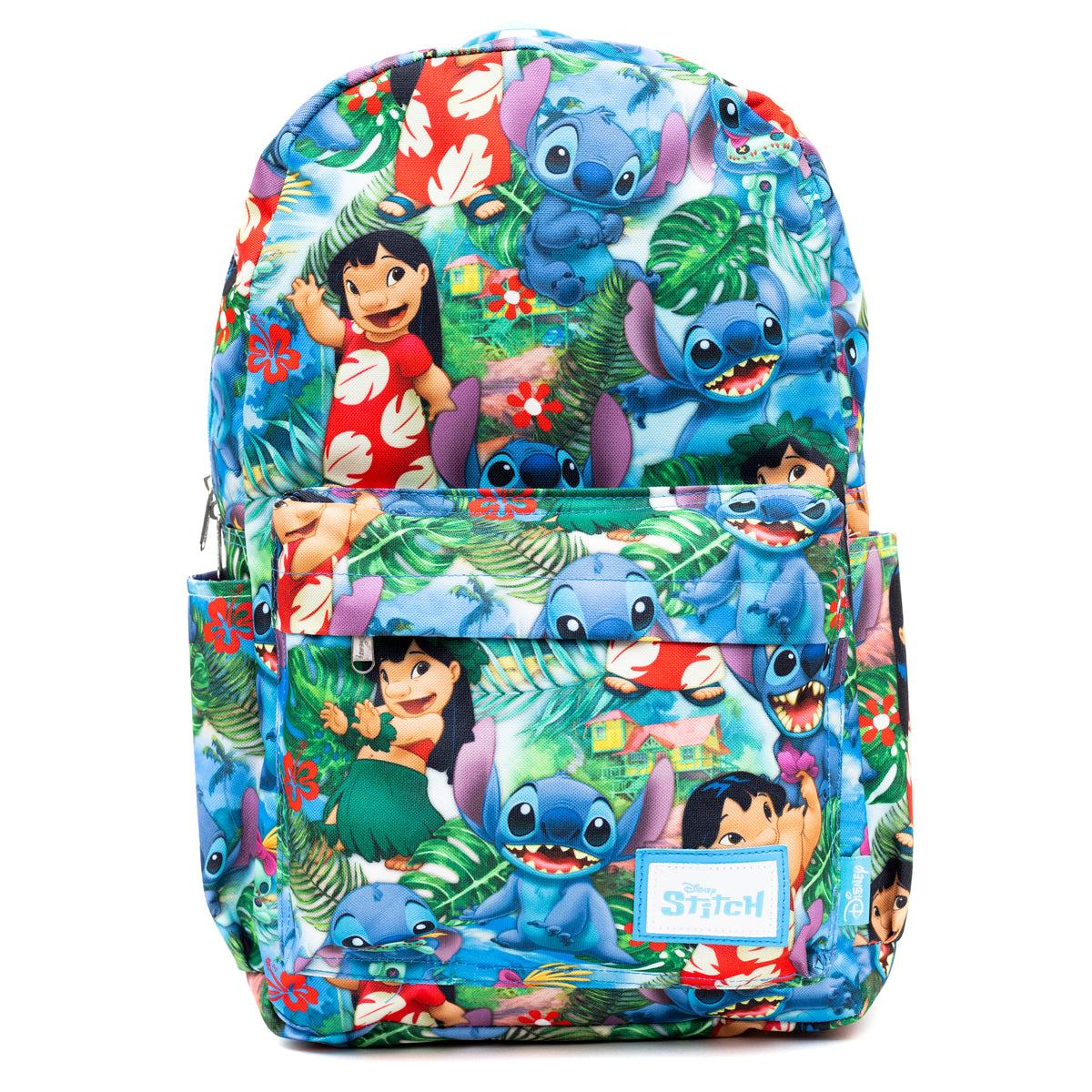 Disney Lilo and Stitch 17&quot; Full Size Nylon Backpack
