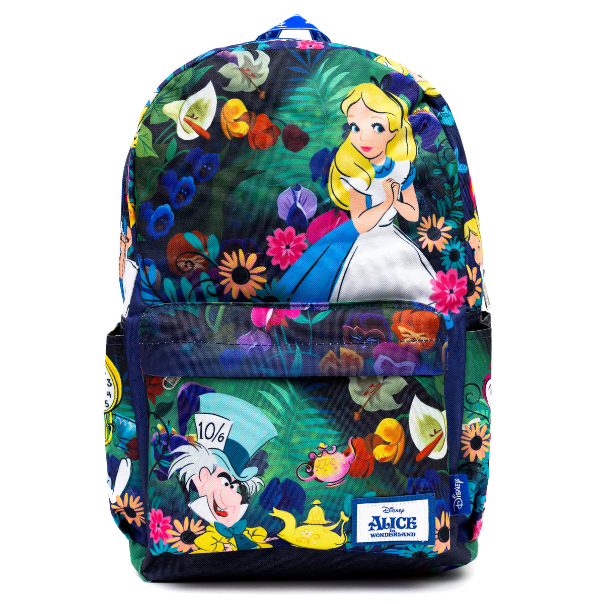 Disney Alice in Wonderland 17&quot; Full Size Nylon Backpack