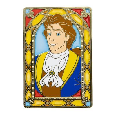 Disney Prince Stained Glass Series Prince Adam 3" Collectible Pin Limited Edition 300
