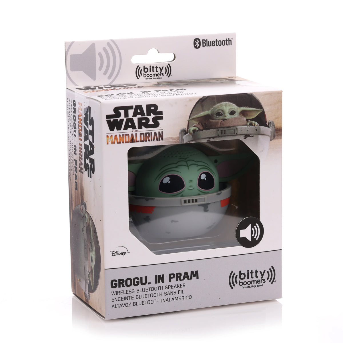 Star Wars The Mandalorian Baby Yoda in Hover Pram Wireless Bluetooth Speaker