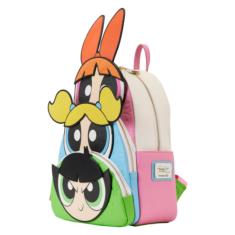 Loungefly - Power Puff Girls Triple Pocket Mini Backpack *PREORDER*
