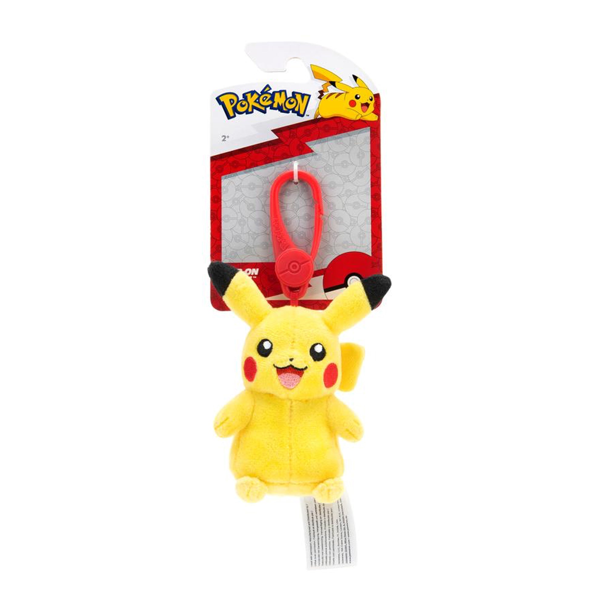 Pokemon 3.5 inch Clip-On Plush Backpack Pal Pikachu