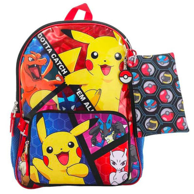 Pokemon Gotta Catch 'Em All 5 Piece Backpack Set