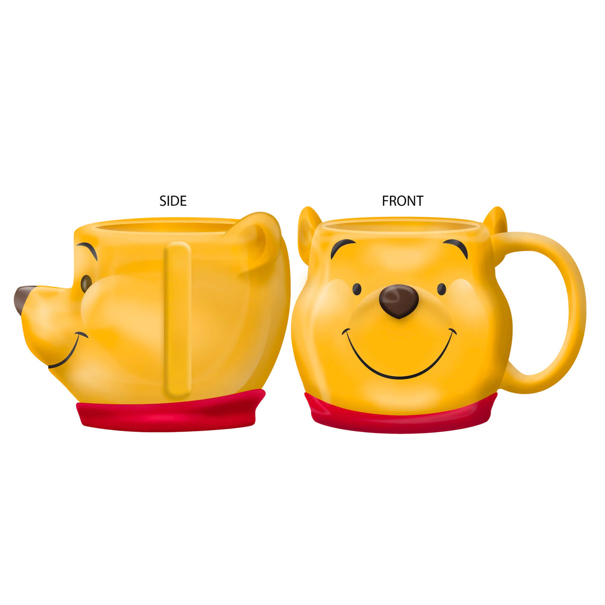 Winnie the Pooh Ceramic 3D Sculpted Mug 20z
