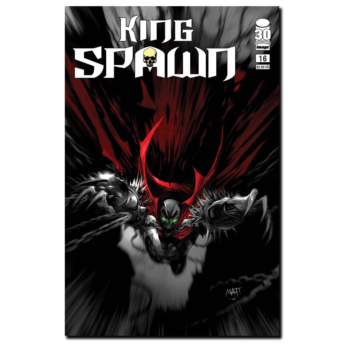 King Spawn #16 Cover Variant MATTINA FINALSALE