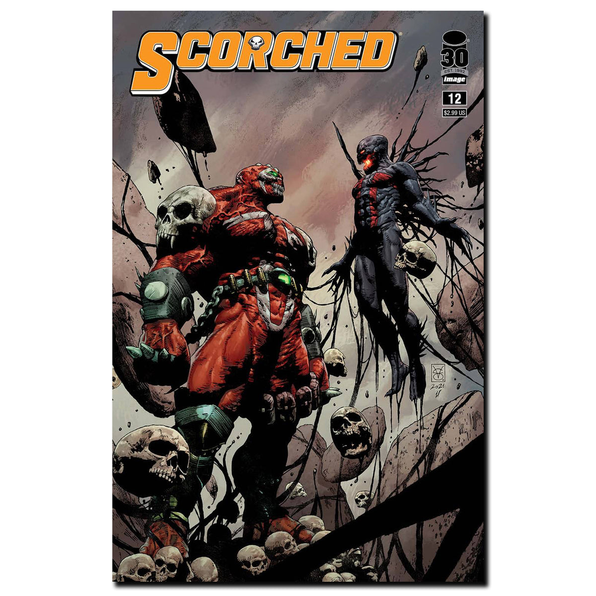 Spawn Scorched #12 Cover Variant GIANGIORGANO FINALSALE