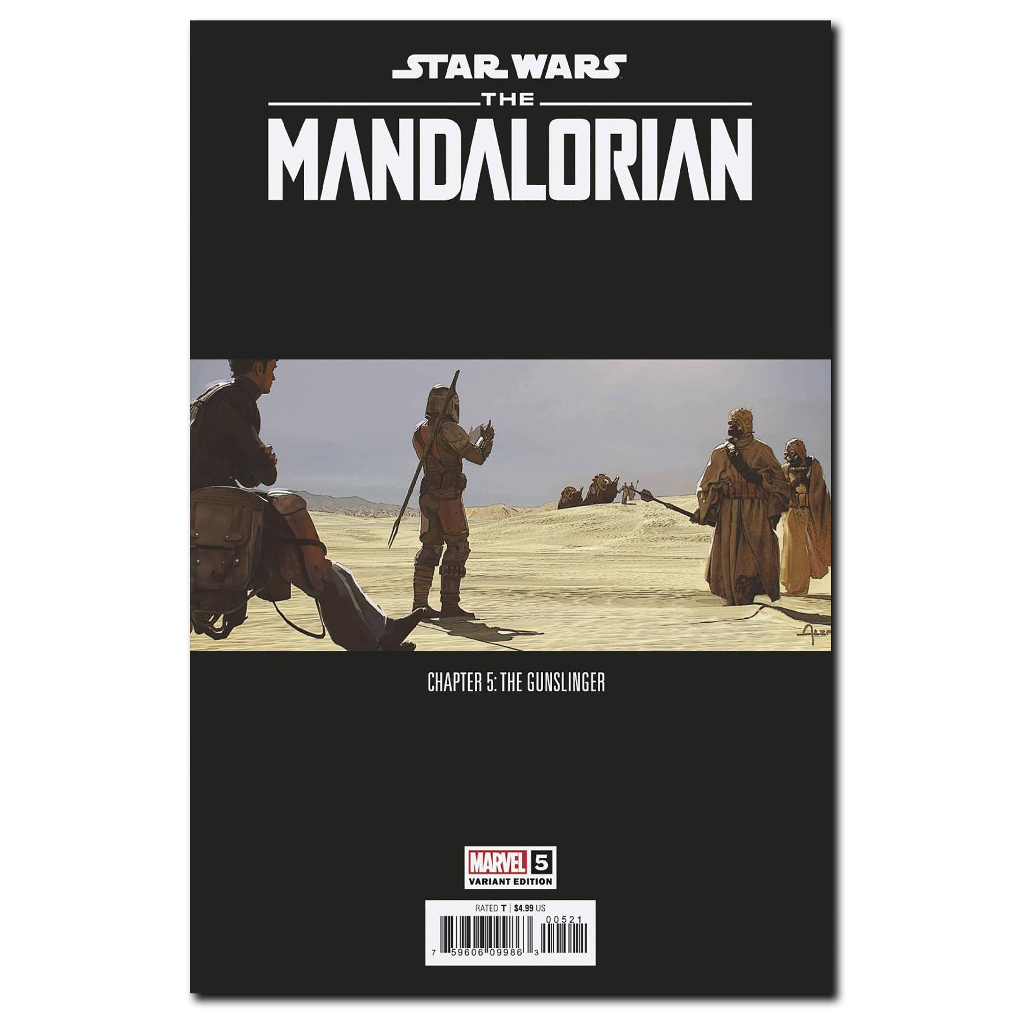Star Wars The Mandalorian #5 Concept Art Variant FINALSALE