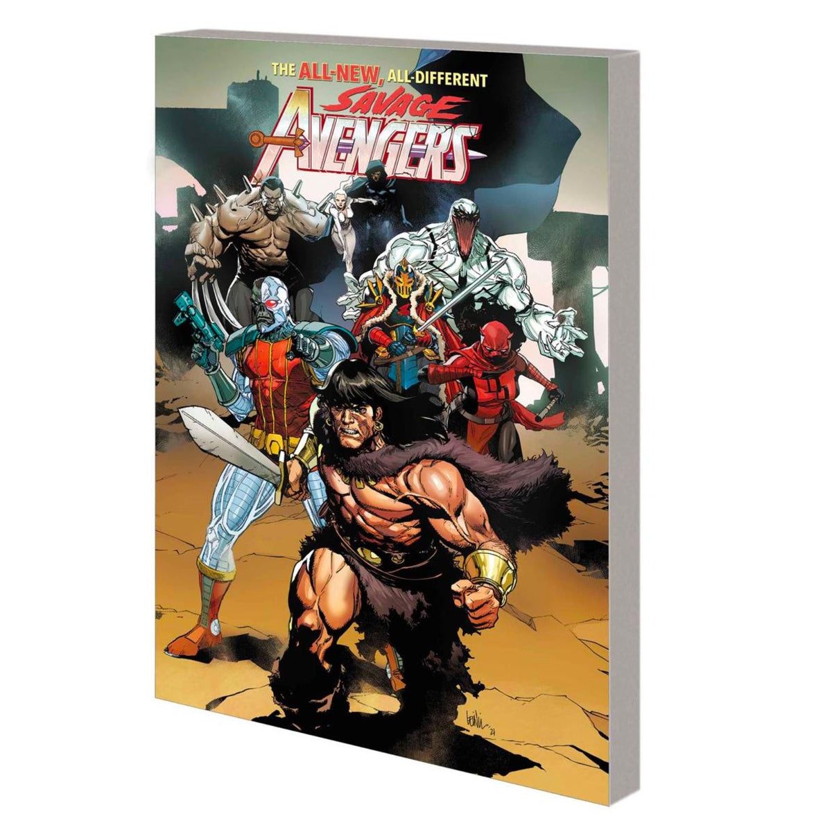 Savage Avengers Trade Paperback Volume 1 &quot;Time is the Sharpest Edge&quot; FINALSALE