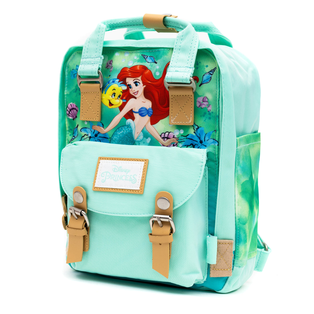 Disney The Little Mermaid Ariel Twill Multi-Compartment Mini Backpack