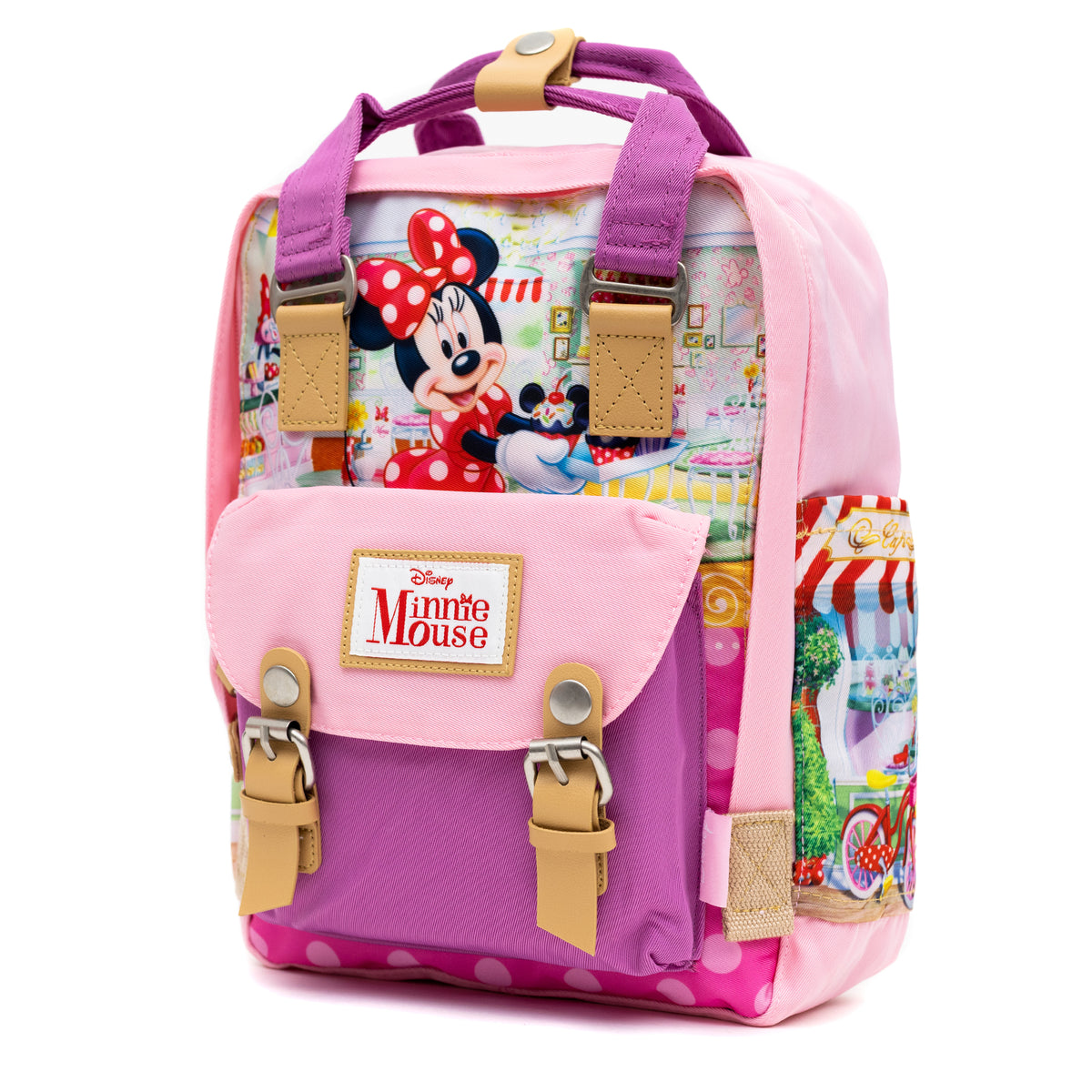 Disney Minnie Mouse Twill Multi-Compartment Mini Backpack