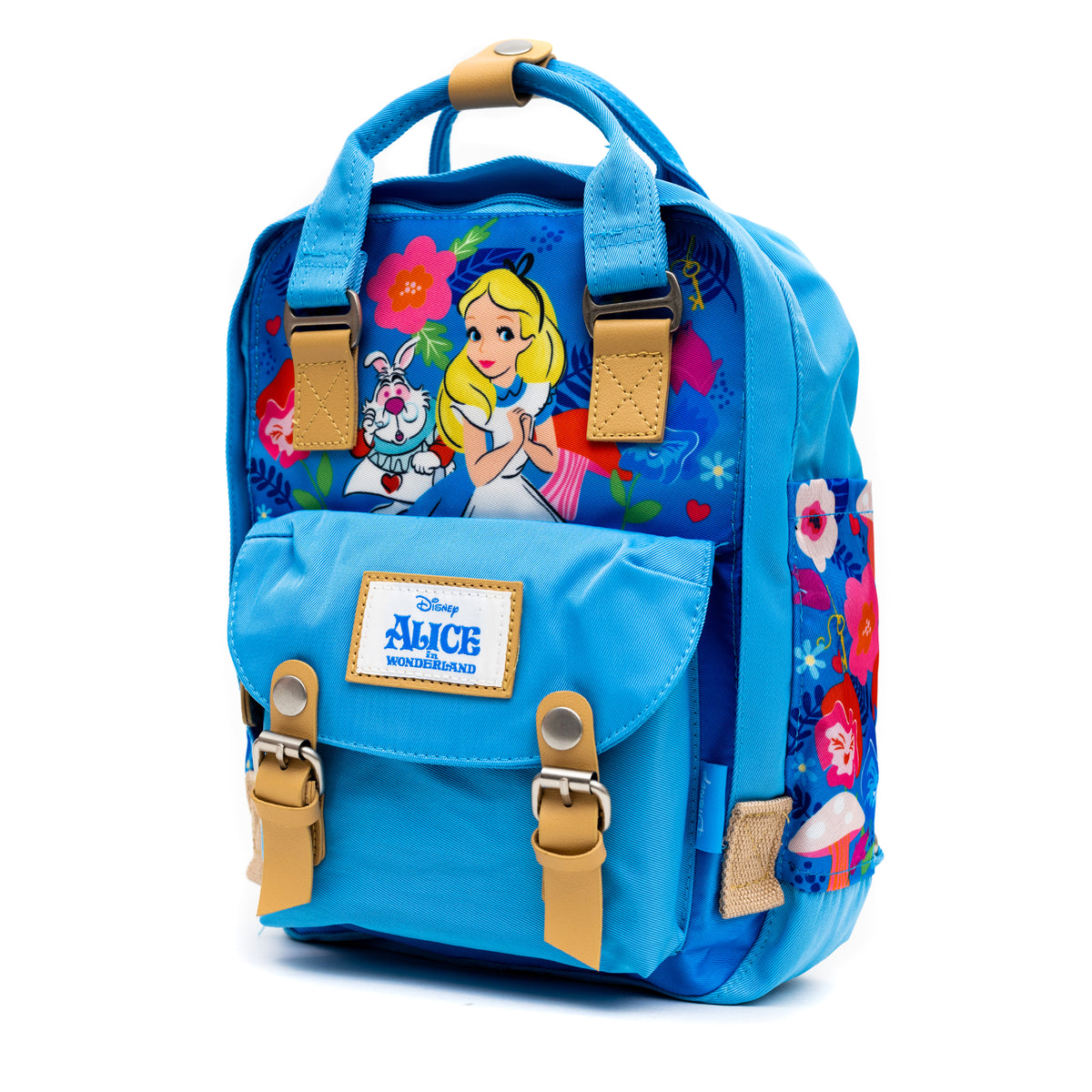 Disney Alice in Wonderland Twill Multi-Compartment Mini Backpack