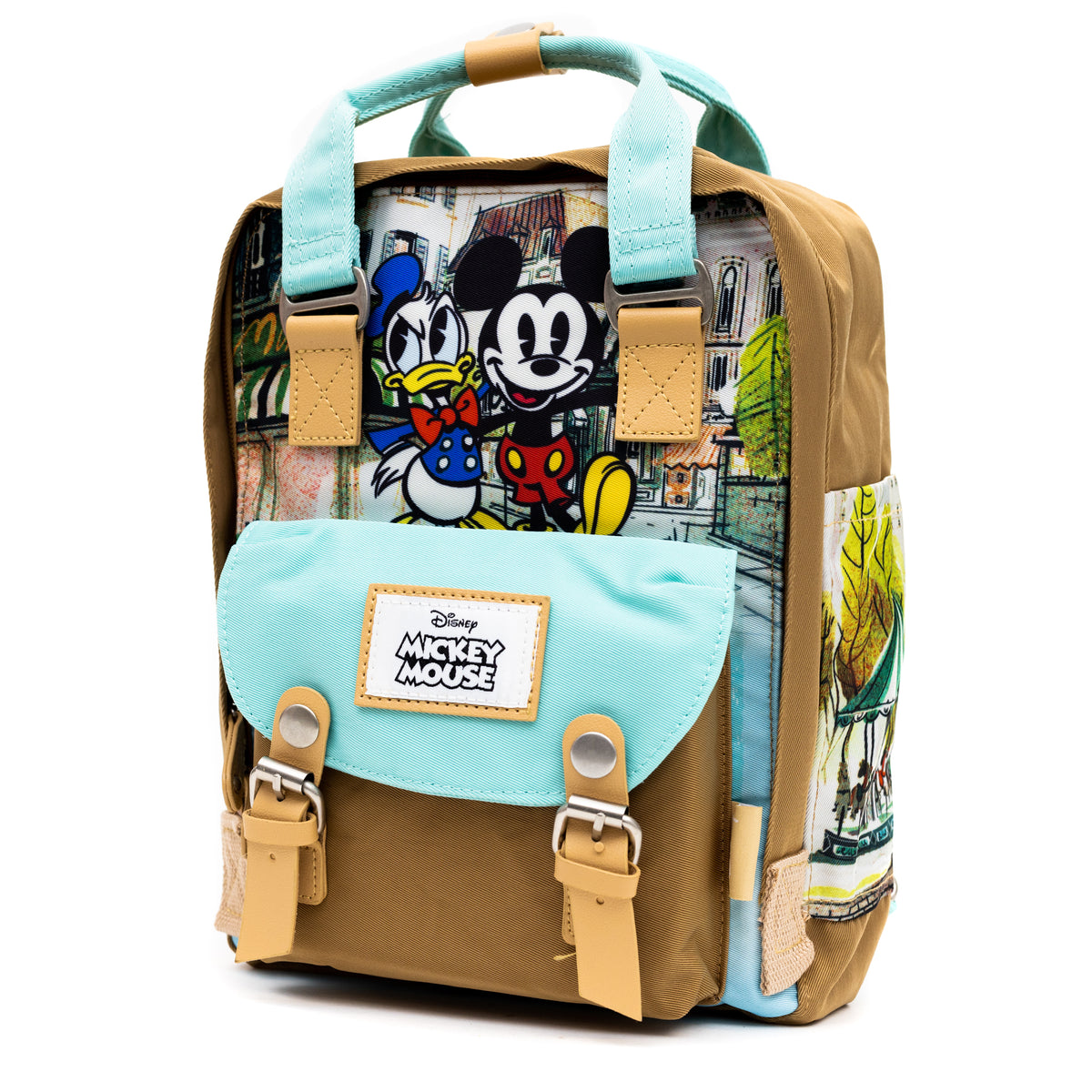 Disney Mickey Mouse Twill Multi-Compartment Mini Backpack