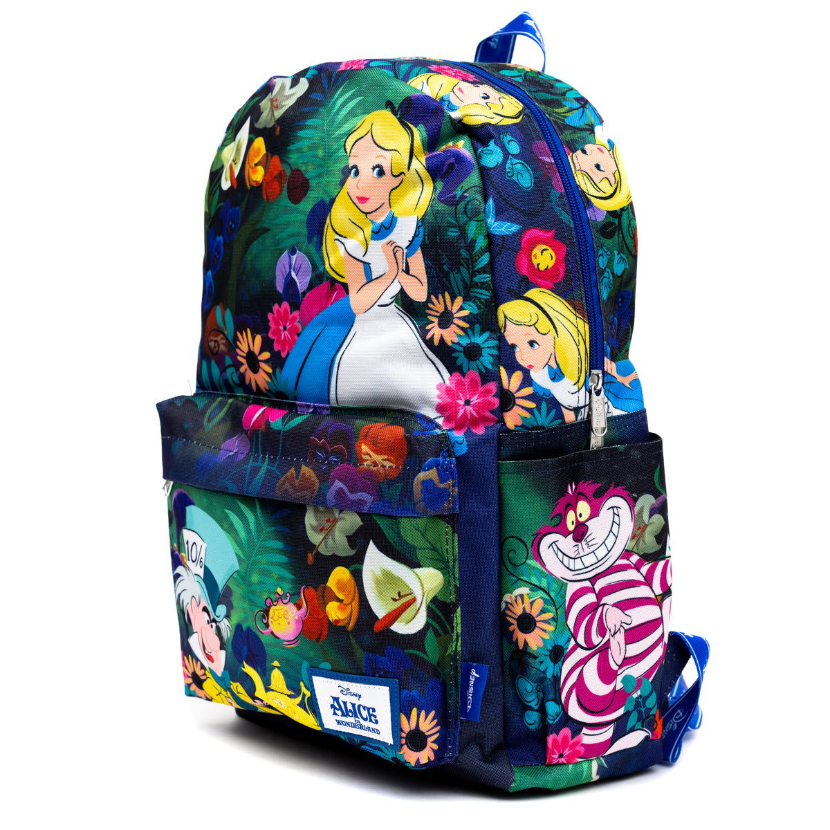 Disney Alice in Wonderland 17&quot; Full Size Nylon Backpack