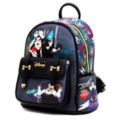 WondaPOP LUXE - Disney Villains Black Light Series Mini Backpack - Limited Edition