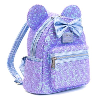 Loungefly - Disney Minnie Mouse Sequin Celebration Mini Backpack FINALSALE