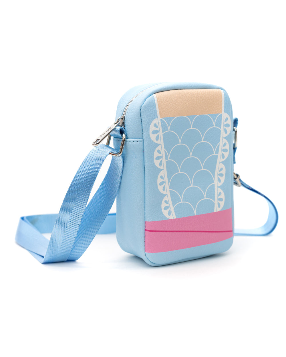 Disney Stitch Crossbody Bag Purse Zipper Round Blue Kids Girls 5.5 Small