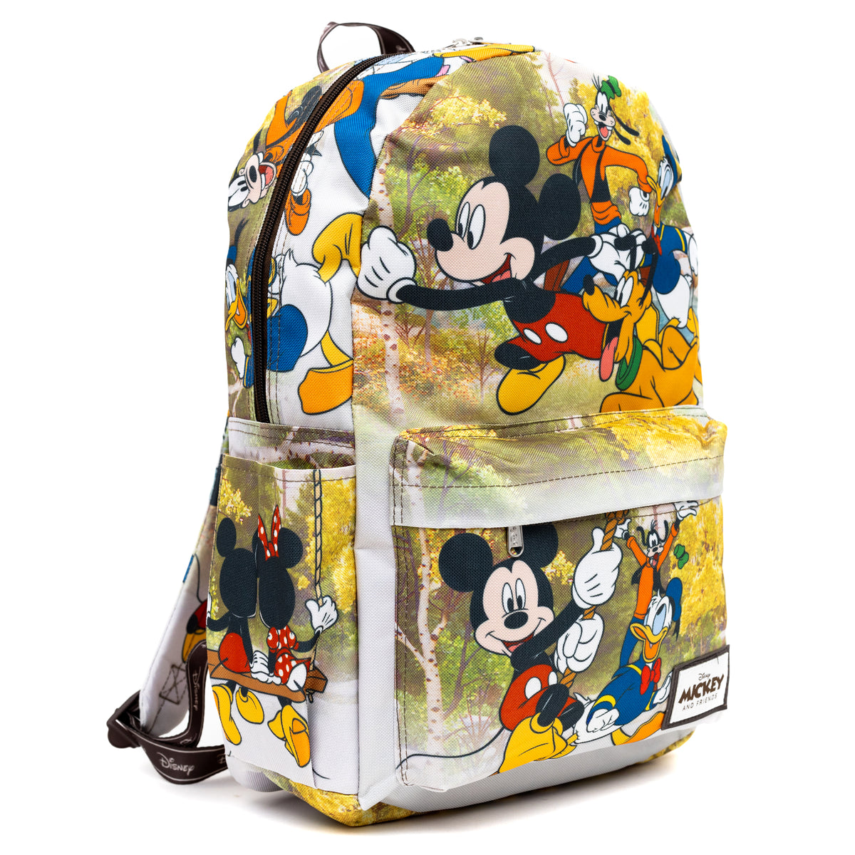 Disney Mickey and Friends 17&quot; Full Size Nylon Backpack