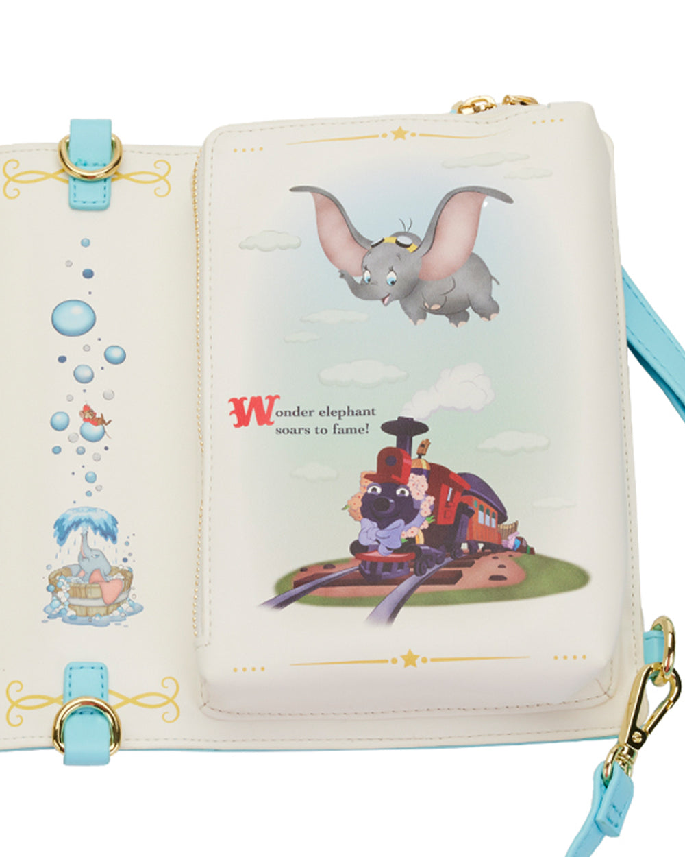 Loungefly - Disney Dumbo Book Convertible Crossbody Backpack Bag