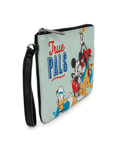 Disney Mickey and Friends Classic Single Pocket Wallet Wristlet